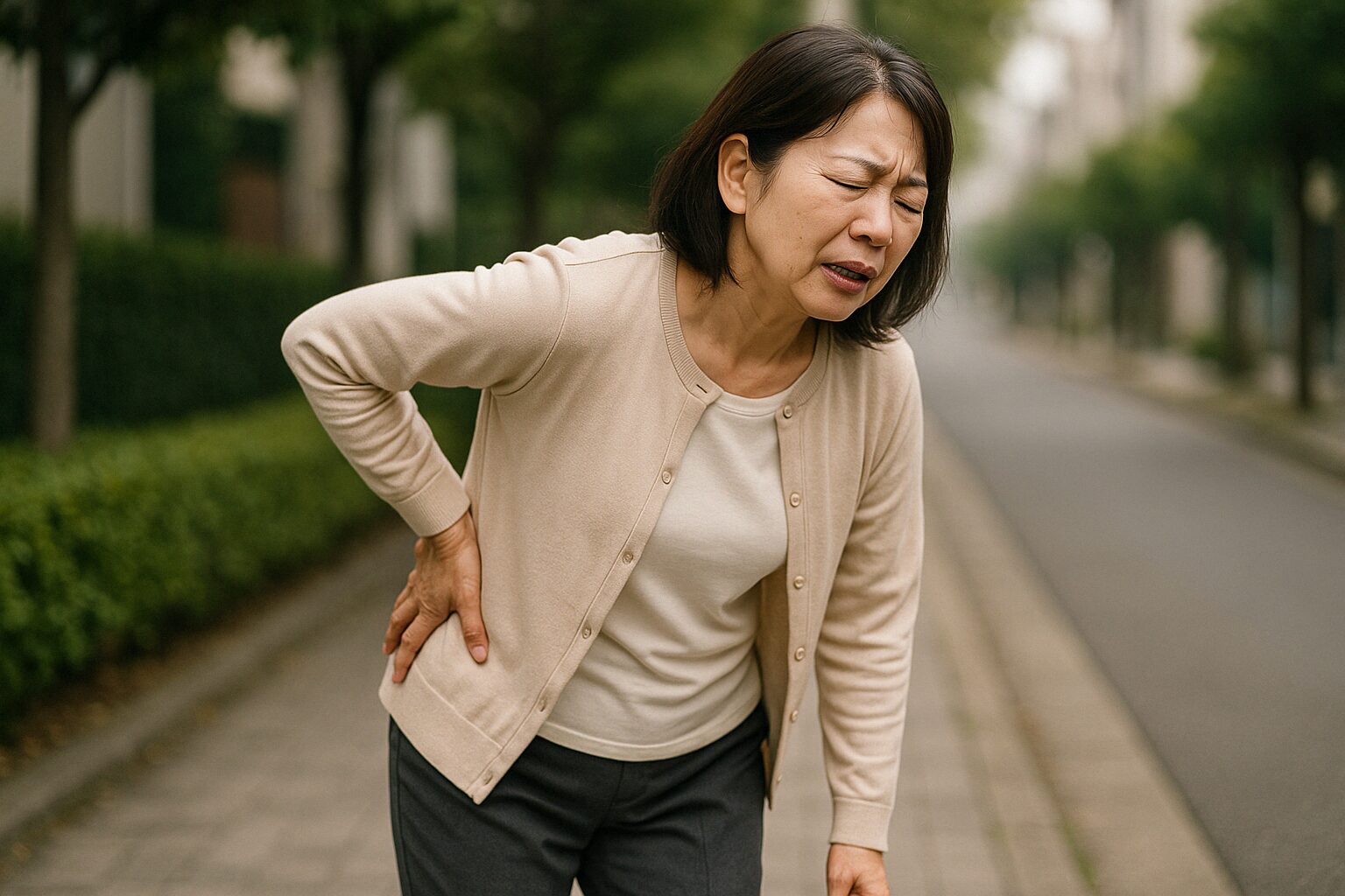 歩行　腰痛　宮崎