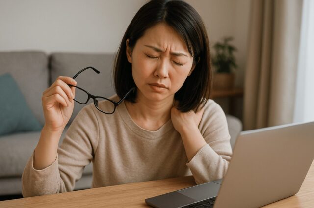 肩こり　眼精疲労　宮崎
