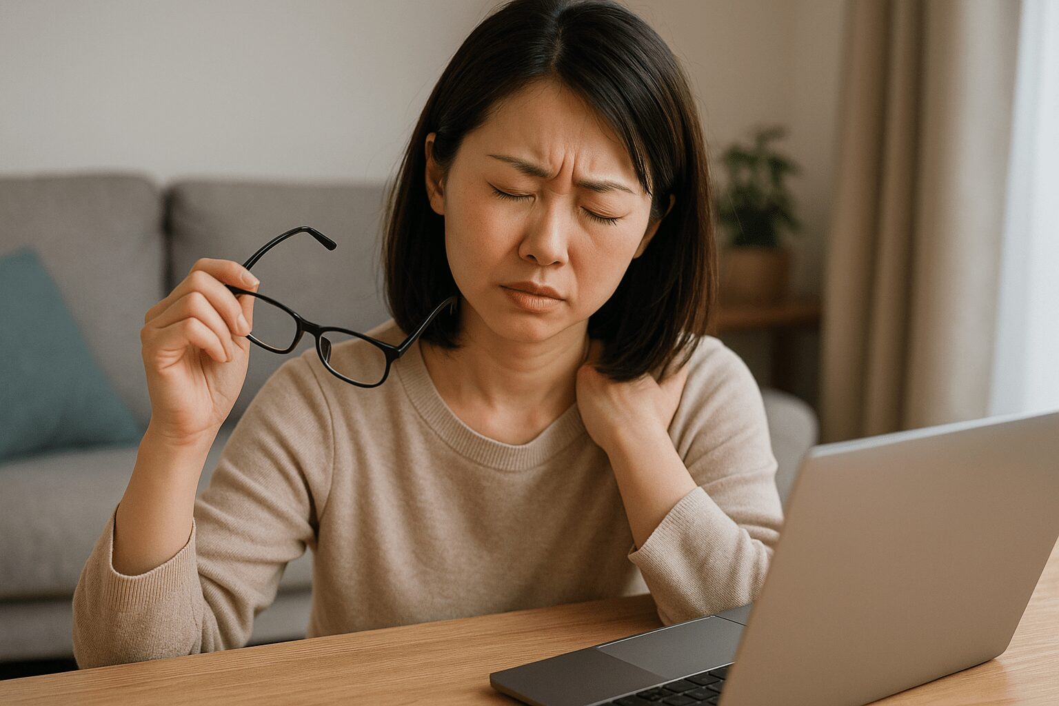 肩こり　眼精疲労　宮崎