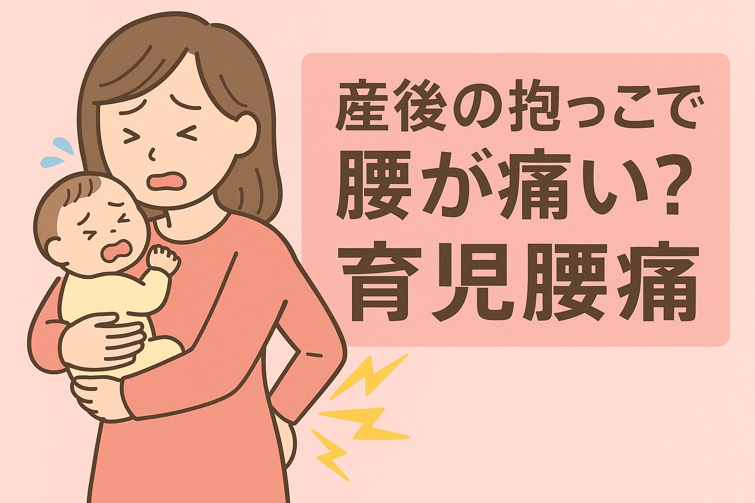 宮崎　産後　抱っこ腰痛