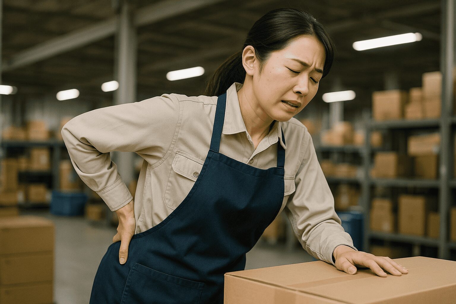 都城市 立ち仕事 腰痛